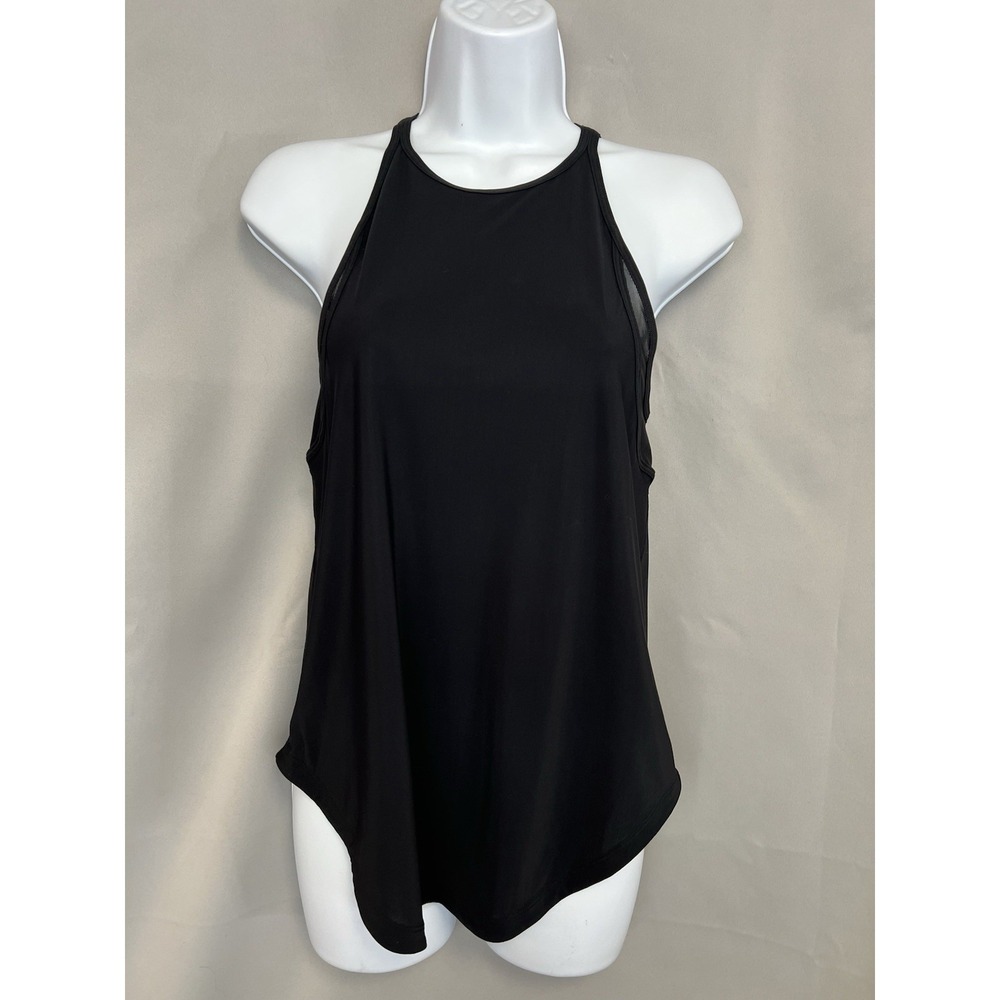 LULULEMON Women's Black Top‎ Tank Sz 4  Gym Training